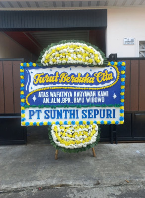 Papan Bunga Duka di Sindangkarya